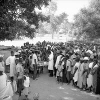 Campagne de vaccination polio. Sénégal, 1963