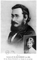 Elie Metchnikoff (1845-1916) et sa femme Olga