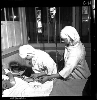 Vie à l'Hôpital Pasteur entre 1950 et 1954