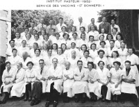 Service des vaccins du docteur Bonnefoi en 1952
