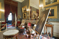 Grand salon dans l'appartement de Louis Pasteur, musée Pasteur, Institut Pasteur Paris