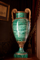 Vase en malachite offert à Louis Pasteur par le Prince d'Oldenburg en 1892
