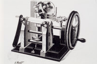 Microtome, gravure, 1898