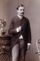 René Vallery-Radot, gendre de Louis Pasteur à Copenhague, 1884.