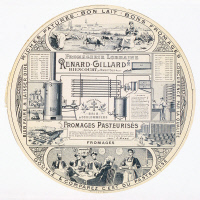 Publicité des fromages Renard-Gillard à Biencourt