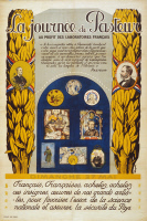 Affiche "La journée de Pasteur au profit des laboratoires français" 1923
