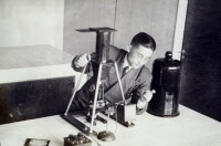 Service de microphotographie à l'Institut Pasteur de Shanghai en 1947