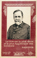 Affichette de 1930 faisant l'éloge des bienfaits du vin