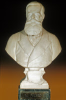Buste de Pedro II, empereur du Brésil ( 1825-1891 )