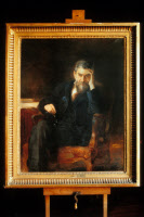 Emile Duclaux. Huile sur toile, signée E. Bordes, vers 1903