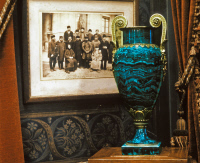 Vase en malacchite offert à Pasteur