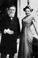 Elie Metchnikoff (1845-1916) et Olga Metchnikoff en 1909