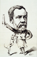 Pasteur (et le vaccin contre la rage) par Bridet, 1884