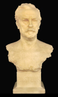 Buste de Louis Pasteur en cire, d'Aronson