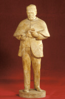 Statuette de Louis Pasteur.