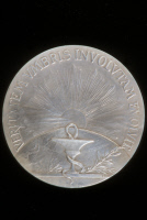 Médaille à l'effigie de Louis Pasteur  en bronze argenté