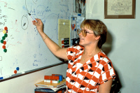 Françoise Barré-Sinoussi en 1987