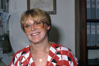 Françoise Barré-Sinoussi en 1987