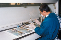 Laboratoire à l'Institut Pasteur d'Iran en 1996