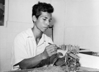 Laboratoire, IP Phnom Penh, 1960