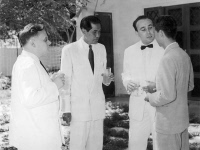 Visite de l'IP de Phnom Penh le 14 décembre 1956.