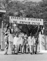 Visite de l'IP de Phnom Penh le 14 décembre 1956.
