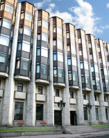 Façade du bâtiment abritant l'Institut Pasteur de Saint-Pétersbourg