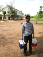 M. Vanney KEO, de l'Unité d'Epidémiologie et de Santé Publique de l'Institut Pasteur du Cambodge