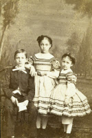 Trois enfants de Louis Pasteur : Jean-Baptiste, Cécile, Marie-Louise
