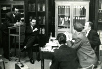 Visite du sénateur Hubert Humphrey en 1958