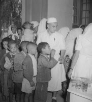 Institut Pasteur du Maroc. Campagne de vaccination antipoliomyélitique en 1953