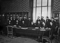 Louis Pasteur et ses collaborateurs, 1894