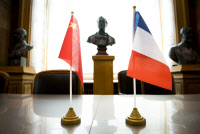 Visite délégation chinoise à l'Institut Pasteur le 1er juillet 2016.