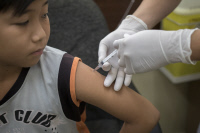 Vaccination au centre antirabique de l'Institut Pasteur du Cambodge