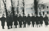 Personnel de l'Institut Pasteur de Leningrad vers 1942