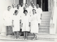 Personnel de l'Institut Pasteur de Tunis, été 1962.
