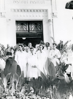 Personnel de l'Institut Pasteur de Tunis en 1954