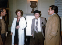 Jacques Méry, Agnes Ullmann, Georges Cohen, Robert Fauve vers 1975