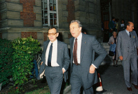 François Gros et François Jacob en 1987