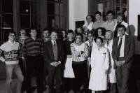 Equipe de recherche sur le SIDA en 1985