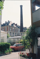 Vue sur l'arrière du bâtiment Duclaux en 1989