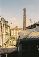 Vue sur l'arrière du bâtiment Duclaux en 1989