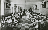 Sanatorium marin de Roscoff vers 1930. Carte postale.