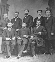 Préparateurs de la Faculté de Médecine de Bordeaux 1880-1881.