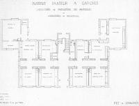 Institut Pasteur à Garches - Plan laboratoires