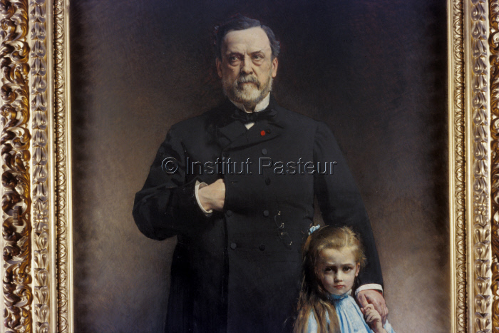 Louis Pasteur et sa petite-fille Camille Vallery-Radot