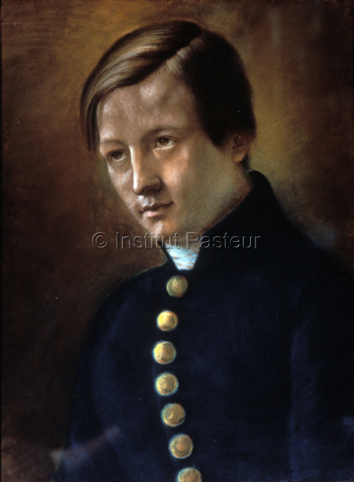 Portrait de Didier Netzer (1821-1912), camarade de collège de Pasteur à Besançon.
