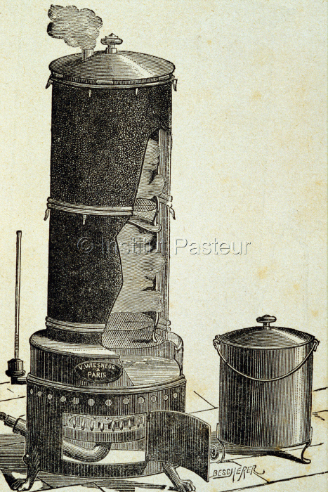 Stérilisateur à vapeur de Koch et Chantemesse