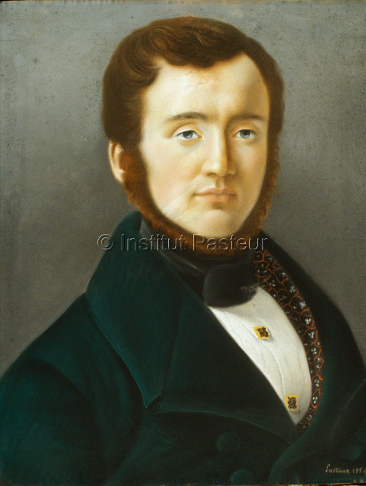 Charles Roch, pastel exécuté par Louis Pasteur en 1839