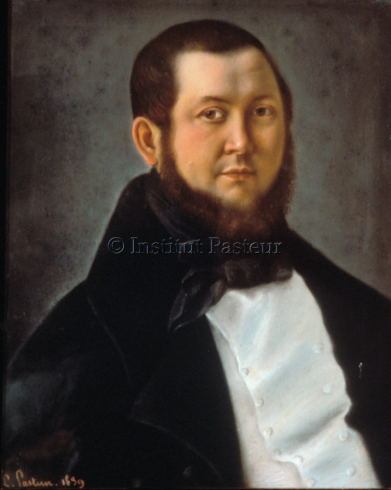 Ernest Benoist, pastel exécuté par Louis Pasteur en 1839